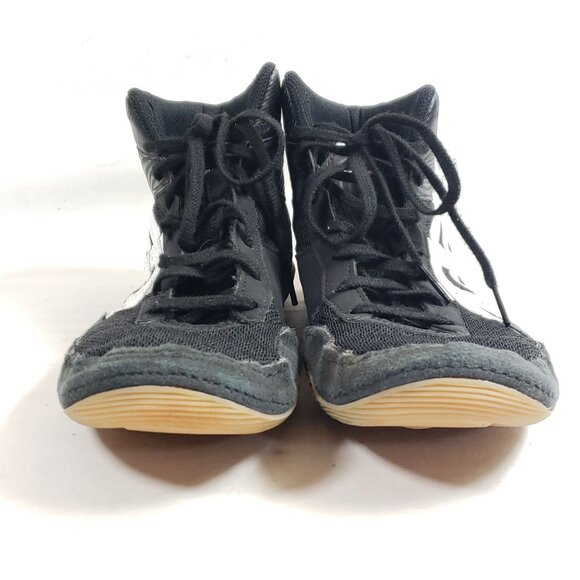 Asics Mens Size 8 Matflex 6 Wrestling Shoes Black/White Lightweight & Durable - Picture 6 of 9